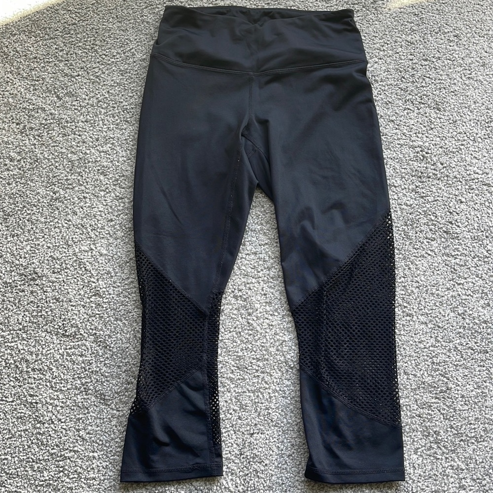 Zella Black Mesh Leggings